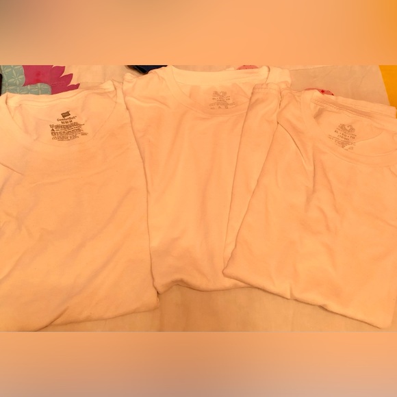 Fruit of the Loom Other - (UNISEX YOUTH/KIDS) White T Shirt Bundle (3)